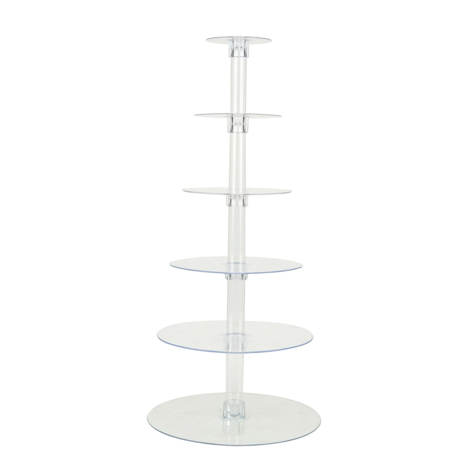 6-Tier Round Acrylic Riser | Plastic Display Stand 6 6-Tier Round Acrylic Riser | Plastic Display Stand - Image 6