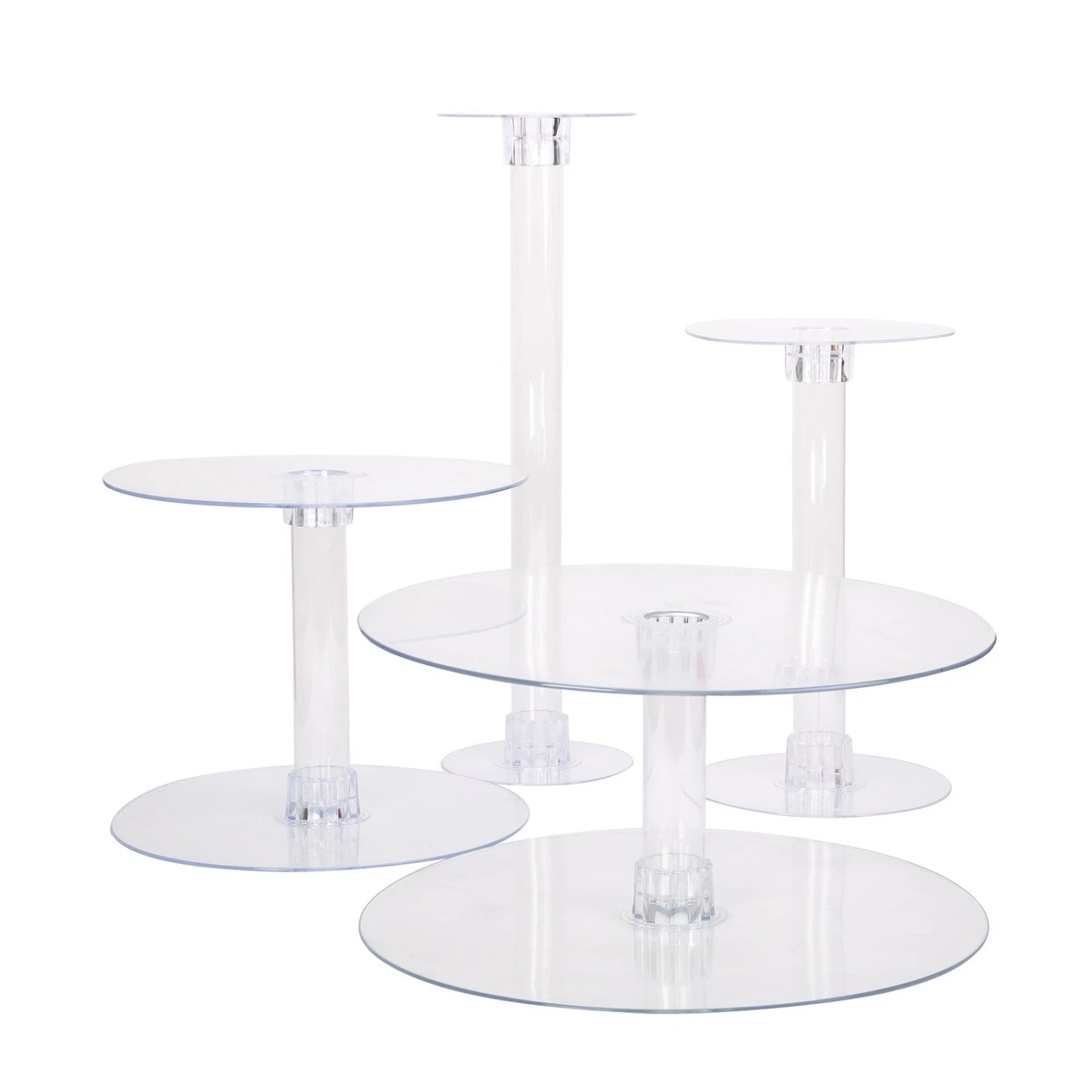 4-Tier Round Acrylic Riser | Plastic Display Stand 6 4-Tier Round Acrylic Riser | Plastic Display Stand - Image 6