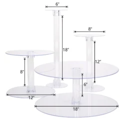 4-Tier Round Acrylic Riser | Plastic Display Stand 23 4-Tier Round Acrylic Riser | Plastic Display Stand -Home Decor Promotional Store CAKE STND B8 99 M.progressive 41b019f9 ae79 4d17 aea7 fc5a7baea82c