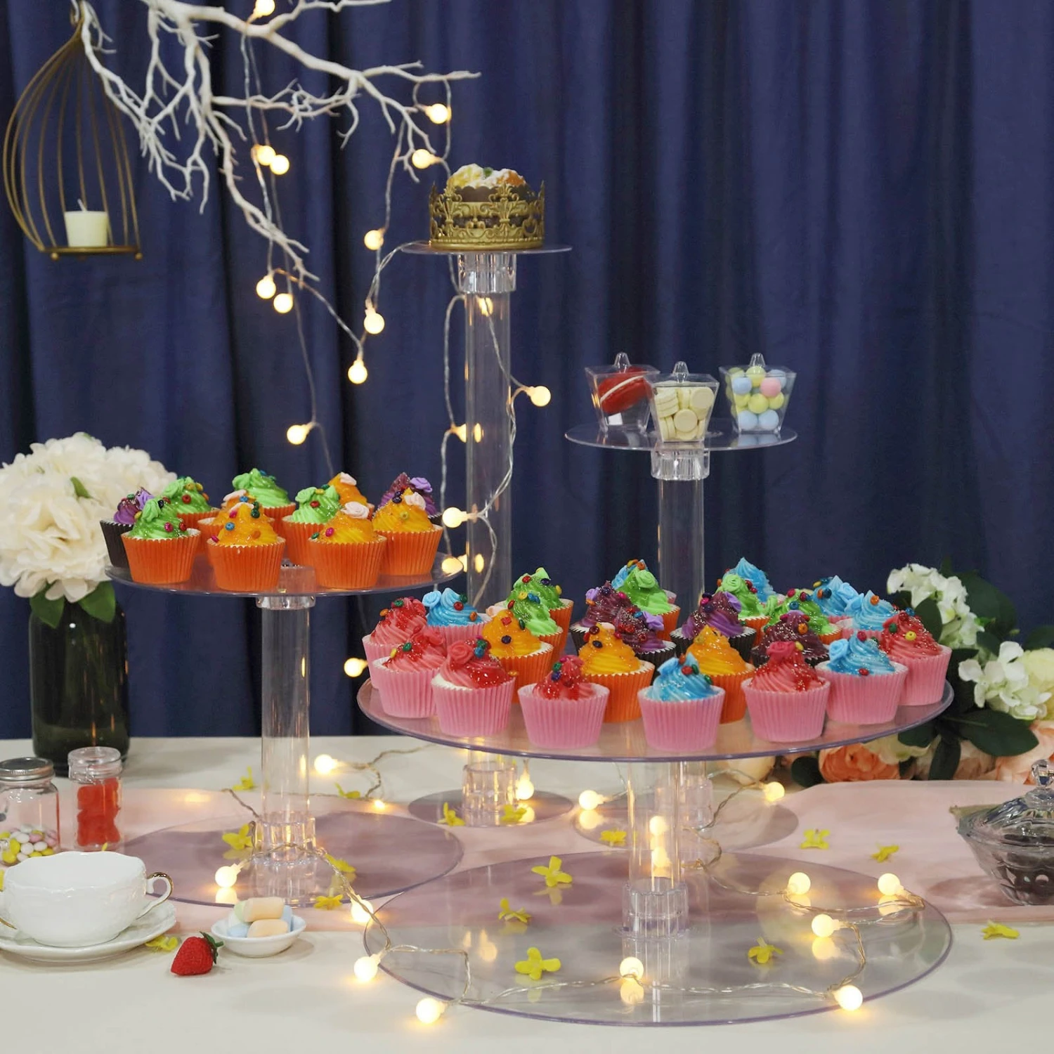 4-Tier Round Acrylic Riser | Plastic Display Stand 10 4-Tier Round Acrylic Riser | Plastic Display Stand - Image 10