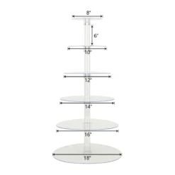 6-Tier Round Acrylic Riser | Plastic Display Stand 27 6-Tier Round Acrylic Riser | Plastic Display Stand -Home Decor Promotional Store CAKE STND B9 99 M.progressive e1476b81 8164 4b27 baaa 474b7b516354