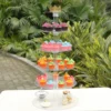 6-Tier Round Acrylic Riser | Plastic Display Stand