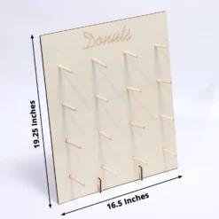 Donut Bar Wall Display Stand Rectangle Detachable Board Dessert Holder 19" -Home Decor Promotional Store CAKE STND DNT01 NAT 98.progressive e2ab46fe 1a24 4c1e ab98 adcb4d0b75eb