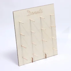 Donut Bar Wall Display Stand Rectangle Detachable Board Dessert Holder 19" -Home Decor Promotional Store CAKE STND DNT01 NAT 99.progressive 6bda5274 8146 4b61 928d 0acf402256a2