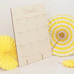 Donut Bar Wall Display Stand Rectangle Detachable Board Dessert Holder 19" -Home Decor Promotional Store CAKE STND DNT01 NAT 01.progressive de7d68b7 8663 4ceb 9091 5796994bb5c1