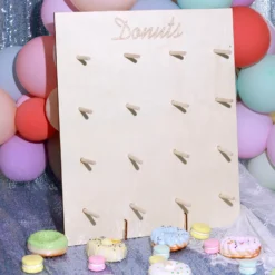 Donut Bar Wall Display Stand Rectangle Detachable Board Dessert Holder 19" -Home Decor Promotional Store CAKE STND DNT01 NAT 02.progressive b16721fe 7693 4b5d b41c 1a57ad3d8b6f