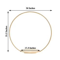 Round Metal Arch Riser, Metal Floral Centerpieces Display Stand 33 Round Metal Arch Riser, Metal Floral Centerpieces Display Stand -Home Decor Promotional Store CAKE STND HOPRD01 M GOLD 98.progressive 25874257 cb56 4d42 8bec 079506c5f5e7