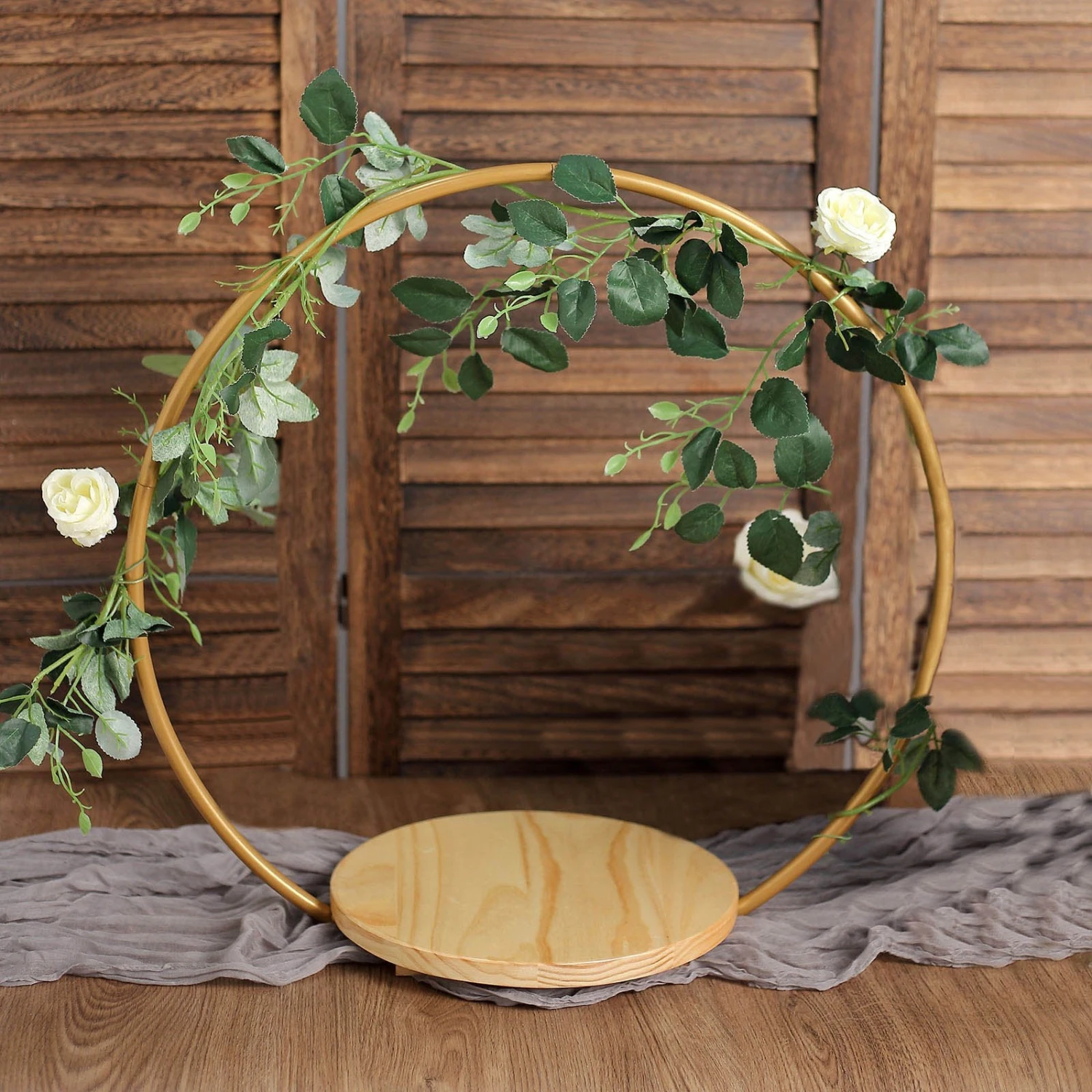 Round Metal Arch Riser, Metal Floral Centerpieces Display Stand 8 Round Metal Arch Riser, Metal Floral Centerpieces Display Stand - Image 8