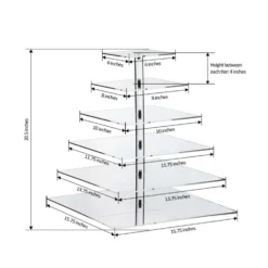 Square Clear Heavy Duty Acrylic Riser | Plastic Display Stand -Home Decor Promotional Store CAKE STND S6 98.progressive 74f510bc eb30 4caf b9fb 8efb1a97d1d4