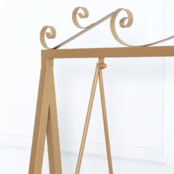 6ft Tall Gold Metal Dessert Display Stand Swing 17 6ft Tall Gold Metal Dessert Display Stand Swing -Home Decor Promotional Store CAKE STND SWING02 GOLD D05