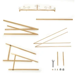 6ft Tall Gold Metal Dessert Display Stand Swing 18 6ft Tall Gold Metal Dessert Display Stand Swing -Home Decor Promotional Store CAKE STND SWING02 GOLD D06