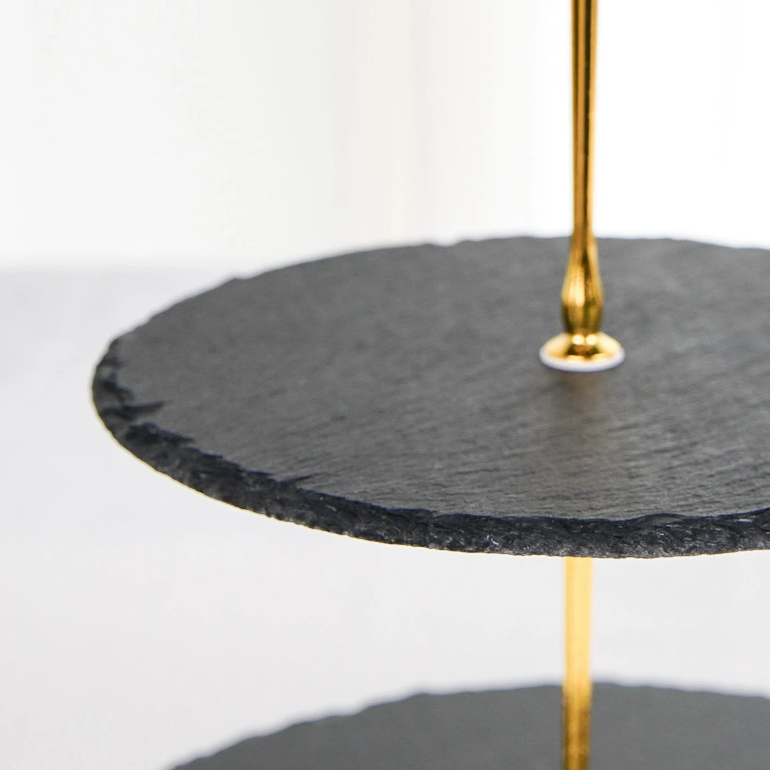 3-Tier Black Stone Plate Riser, Dessert Holder Display Stand 15" Round 10 3-Tier Black Stone Plate Riser, Dessert Holder Display Stand 15" Round - Image 10