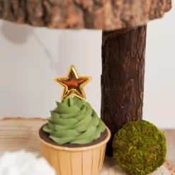 2-Tier Natural Elm Wood Slice Cheese Board Cupcake Stand, Rustic Centerpiece 8" 21 2-Tier Natural Elm Wood Slice Cheese Board Cupcake Stand, Rustic Centerpiece 8" -Home Decor Promotional Store CAKE WOD001 612 NAT D06.progressive 0a0234d4 a448 4dfd a097 6d71afeea499