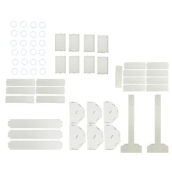 Natural Wooden 3-Tier Basket Floor Standing Display Rack, Rustic Tabletop Dessert Holder Shelf Stand 33" -Home Decor Promotional Store CAKE WOD014 L NAT D07