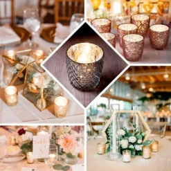 6 Pack Glass Votive Candle Holders, Tealight Candle Holders - Assorted Geometric Designs 3" -Home Decor Promotional Store CAND HOLD 001 S EBC2 grande.progressive 370e6c4a e637 413a b4bf a9cf73107049