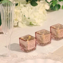 12 Pack Mercury Glass Candle Holders, Votive Glittered Tealight Holders 2" Square -Home Decor Promotional Store CAND HOLD 004S S M054 D02 760x760 0b76024c c20f 48ed a66b 124ba77911c7