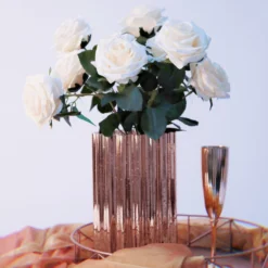 Mercury Glass Hurricane Candle Holder, Cylinder Pillar Vase - Wavy Column Design 9" -Home Decor Promotional Store CAND HOLD 007 L M054 D02.progressive fe619109 e0ed 4267 b68e b02df580ddd1