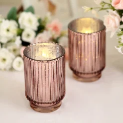 3 Pack Mercury Glass Votive Hurricane Candle Holder, Pillar Vase - Wavy Column Design 5" -Home Decor Promotional Store CAND HOLD 007 M M054 D07.progressive ff8d2aa5 fd8e 4785 adf5 b3944a1cae4a