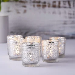 6 Pack | Glass Primrose Candle Holders, Votive Tealight Holders 36 6 Pack | Glass Primrose Candle Holders, Votive Tealight Holders -Home Decor Promotional Store CAND HOLD 009 S MSILV D02.progressive 45edb7bb fd26 49c3 a1de 305af0c1d383