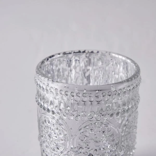 6 Pack | Glass Primrose Candle Holders, Votive Tealight Holders 4 6 Pack | Glass Primrose Candle Holders, Votive Tealight Holders - Image 4