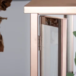 Prism Top Stainless Steel Candle Lantern Centerpiece Outdoor Metal Patio Lantern 19" -Home Decor Promotional Store CAND LANT001 M 054 D04.progressive 4d3071c8 a2b4 4736 8672 1ffddefde965