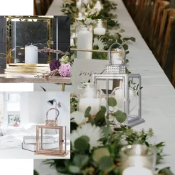 Cage Top Stainless Steel Candle Lantern Centerpiece Outdoor Metal Patio Lantern 10" 22 Cage Top Stainless Steel Candle Lantern Centerpiece Outdoor Metal Patio Lantern 10" -Home Decor Promotional Store CAND LANT002 L PARENT 2