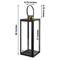Black & Gold Top Stainless Steel Candle Lantern Centerpiece Outdoor Metal Patio Lantern 39 Black & Gold Top Stainless Steel Candle Lantern Centerpiece Outdoor Metal Patio Lantern -Home Decor Promotional Store CAND LANT003 L BLK 98.progressive d7b8b1c5 d1a5 4144 942c 2e1375047afa