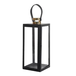 Black & Gold Top Stainless Steel Candle Lantern Centerpiece Outdoor Metal Patio Lantern 32 Black & Gold Top Stainless Steel Candle Lantern Centerpiece Outdoor Metal Patio Lantern -Home Decor Promotional Store CAND LANT003 M BLK 98.progressive 82328f20 493d 4f52 91d8 281b34ed2d54