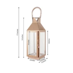Rose Gold Crown Top Stainless Steel Candle Lantern Centerpiece Outdoor Metal Patio Lantern -Home Decor Promotional Store CAND LANT005 M 054 98 760x760 35f272d0 599e 4379 94e1 8b8d5aa9dff1