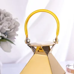 Gold Crown Top Stainless Steel Candle Lantern Centerpiece Outdoor Metal Patio Lantern -Home Decor Promotional Store CAND LANT005 S GOLD D05.progressive acb69c9c cc42 46f6 b6e0 ae6060a64247