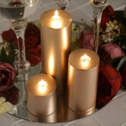 Dripless Unscented Pillar Candle, Long Lasting Candle 9" -Home Decor Promotional Store CAND PL001 9 054 D04