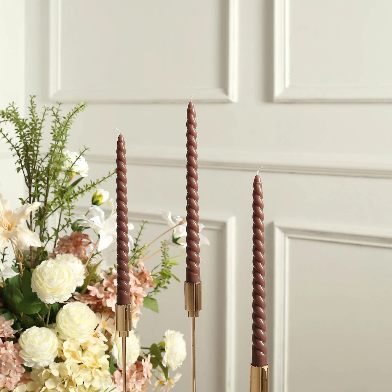 12 Pack Premium Spiral Long Burn Wick Taper Candles, Tall Unscented Wax Dinner Candle Sticks 11" 20 12 Pack Premium Spiral Long Burn Wick Taper Candles, Tall Unscented Wax Dinner Candle Sticks 11" - Image 20