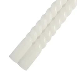 12 Pack Premium Spiral Long Burn Wick Taper Candles, Tall Unscented Wax Dinner Candle Sticks 11" 30 12 Pack Premium Spiral Long Burn Wick Taper Candles, Tall Unscented Wax Dinner Candle Sticks 11" -Home Decor Promotional Store CAND TP08 WHT D07