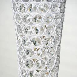 24" Crystal Beaded Hurricane Floral Vase Centerpiece 25 24" Crystal Beaded Hurricane Floral Vase Centerpiece -Home Decor Promotional Store CHDLR 025 WHT D01.progressive bb90e84a 0701 4bf5 a42a 7976f7799622