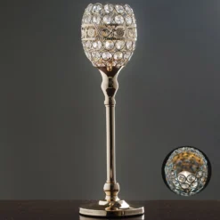 2 Pack Metal Goblet Acrylic Crystal Votive Candle Holder Set 16" 24 2 Pack Metal Goblet Acrylic Crystal Votive Candle Holder Set 16" -Home Decor Promotional Store CHDLR 028 GOLD 01 e679f773 edf7 41f5 83de c11831990eee