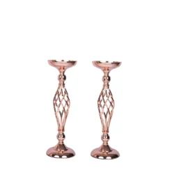 2 Pack Reversible Votive Candle Holder Set Flower Ball Pedestal Stand 20" 21 2 Pack Reversible Votive Candle Holder Set Flower Ball Pedestal Stand 20" -Home Decor Promotional Store CHDLR 030 054 99
