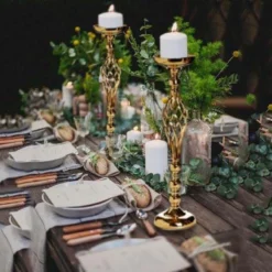 2 Pack Reversible Pillar Candle Holder Set Flower Ball Pedestal Stand 26" -Home Decor Promotional Store CHDLR 030 GOLD D21 490x490.progressive.progressive 9ce7503c cc29 4bbb 85f2 5ee355a24063