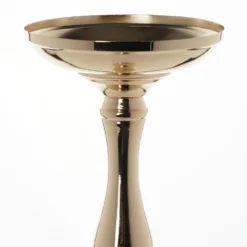 2 Pack | 19" Tall Metal Flower Vase, Reversible Candle Holder Set -Home Decor Promotional Store CHDLR 041 GOLD D02