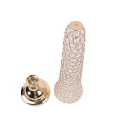 2 Pack | Gold Tall Crystal Beaded Trumpet Vase Set, Table Centerpiece -Home Decor Promotional Store CHDLR 042 28 GOLD D06.progressive b704a755 3d8b 49d2 9305 c3d180c4efb0