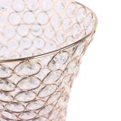 2 Pack | Gold Tall Crystal Beaded Trumpet Vase Set, Table Centerpiece -Home Decor Promotional Store CHDLR 042 32 GOLD D04.progressive cf008483 5d5e 4aff b30e 0472be697bb9