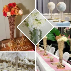 2 Pack | 22" Tall Crystal Beaded Trumpet Vase Set, Table Centerpiece -Home Decor Promotional Store CHDLR 042 EBC1 ed3c7252 481c 4a13 933d ebc13dd9fe24