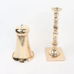 Gold Trumpet Metal Flower Vase, European Style Centerpiece - Square Base 27" Tall -Home Decor Promotional Store CHDLR 062 28 GOLD D13.progressive 2f31ba2b 9b3f 4710 8a46 9a589bda8cb2