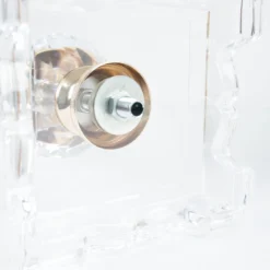 Gold / Clear Acrylic Crystal Pillar Candle Stand Table Centerpiece, Pedestal With Flower Bowl Top 25 Gold / Clear Acrylic Crystal Pillar Candle Stand Table Centerpiece, Pedestal With Flower Bowl Top -Home Decor Promotional Store CHDLR 066 32 GOLD D16