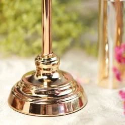 Hurricane Glass Pillar Candle Holder, Lace Design Votive Candle Stand 13" Tall -Home Decor Promotional Store CHDLR CAND 025 13 GOLD D03.progressive 8c4faed2 e85e 4543 ab46 61ef117479c4