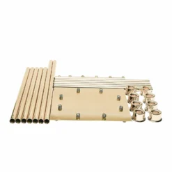 Gold Cluster Taper Candle Holder With Clear Glass Shades, Large Candle Arrangement -Home Decor Promotional Store CHDLR CAND 030 8 GOLD D14.progressive 29b313b2 7ddb 46ac 9ade a91f323d5393