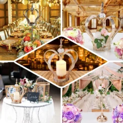 Gold Metal Crown Pillar Candle Holder Stand, Votive Holder Centerpiece 25" 15 Gold Metal Crown Pillar Candle Holder Stand, Votive Holder Centerpiece 25" -Home Decor Promotional Store CHDLR CAND 031 M GOLD EBC2.progressive e287dea4 0149 44fb 930f 441baa905626