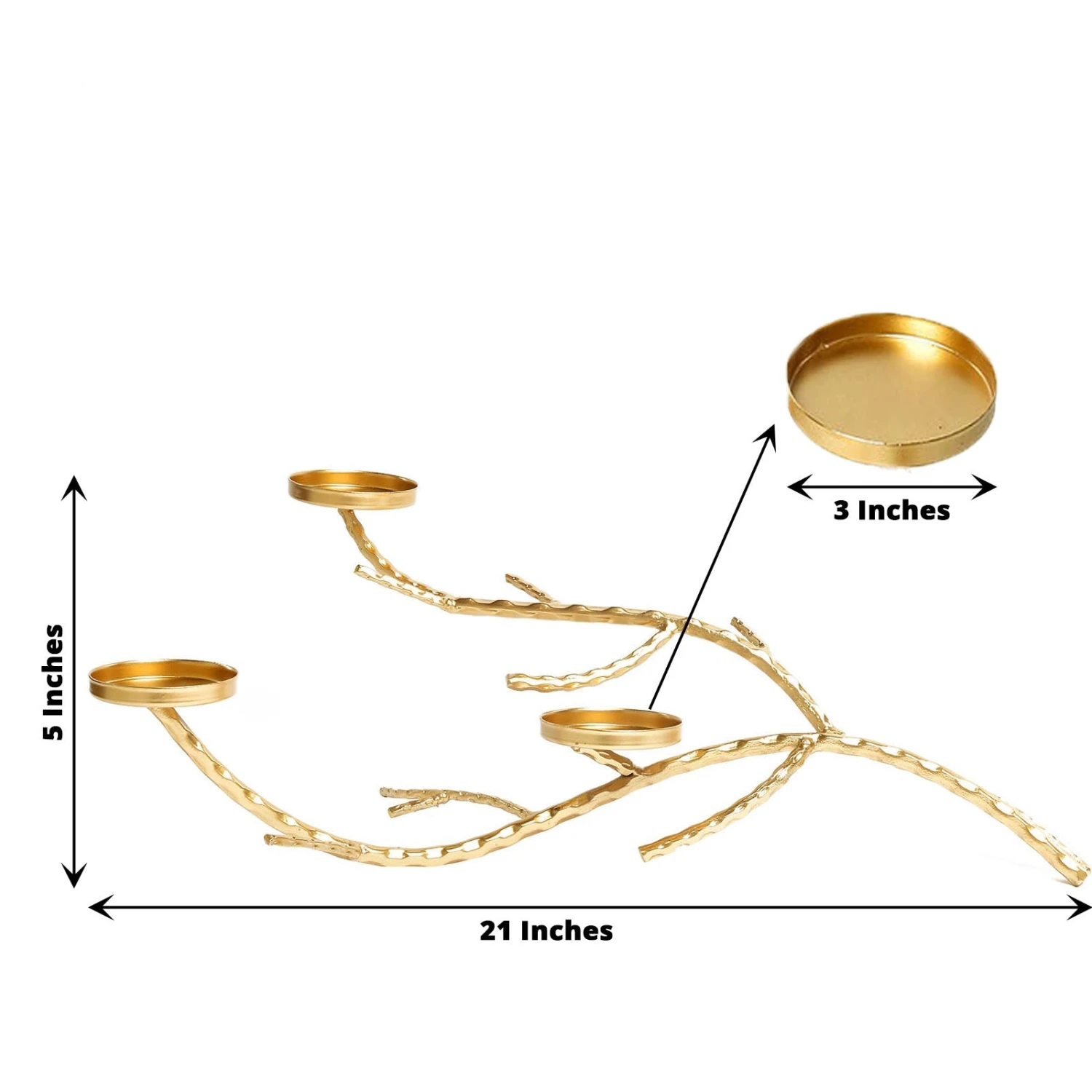 Gold Manzanita Tree Branch Candelabra Metal Twig Branch Candle Holder Stand 13 Gold Manzanita Tree Branch Candelabra Metal Twig Branch Candle Holder Stand - Image 13