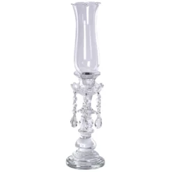 Premium Crystal Glass Hurricane Candle Taper Candlestick Holder With Chandelier Chains 20" 10 Premium Crystal Glass Hurricane Candle Taper Candlestick Holder With Chandelier Chains 20" -Home Decor Promotional Store CHDLR GLAS 016 01.progressive 4747656f 0591 49b6 abb8 f16a5b579b3a