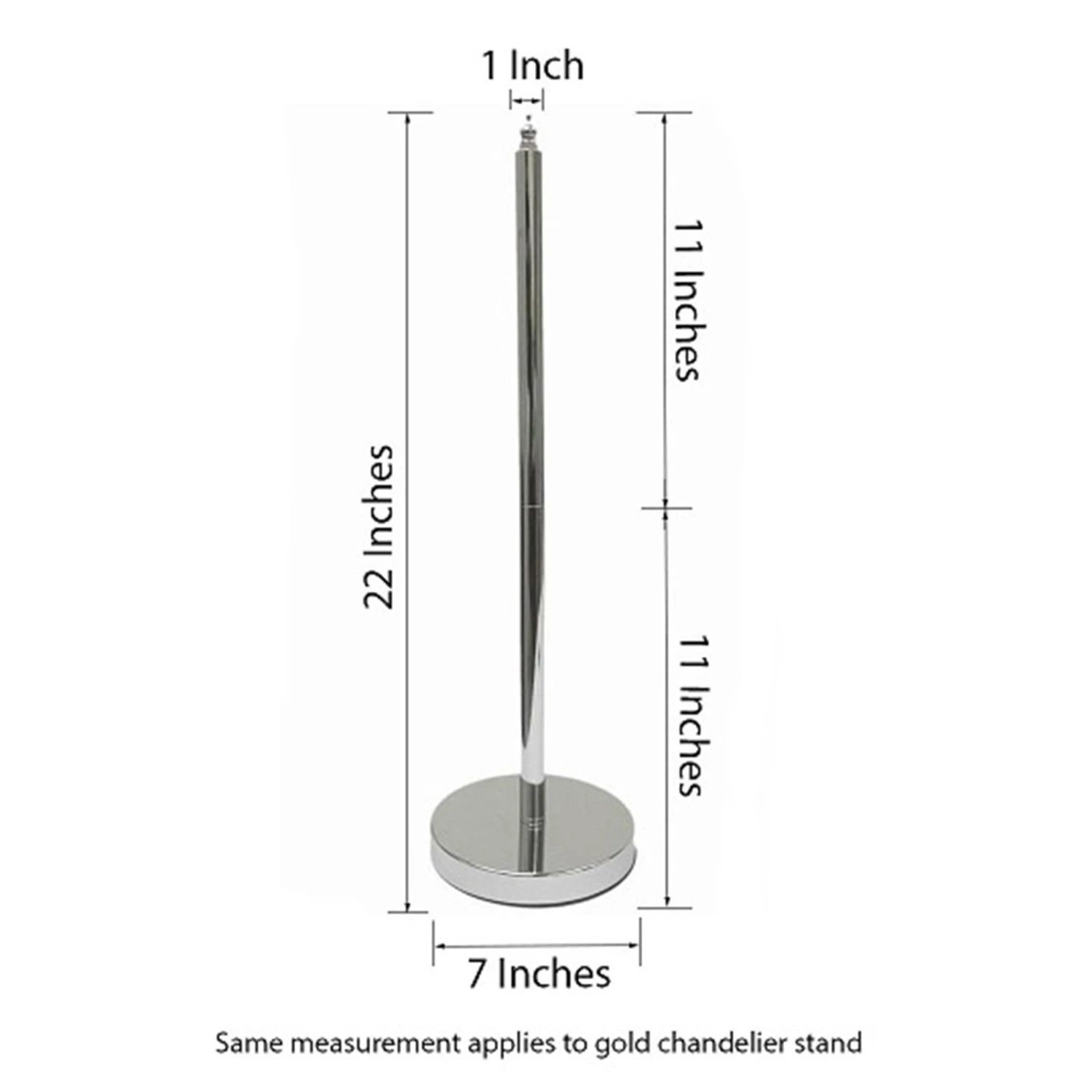 3 Pcs Chandelier Lamp Stand Poles And Base 3 3 Pcs Chandelier Lamp Stand Poles And Base - Image 3