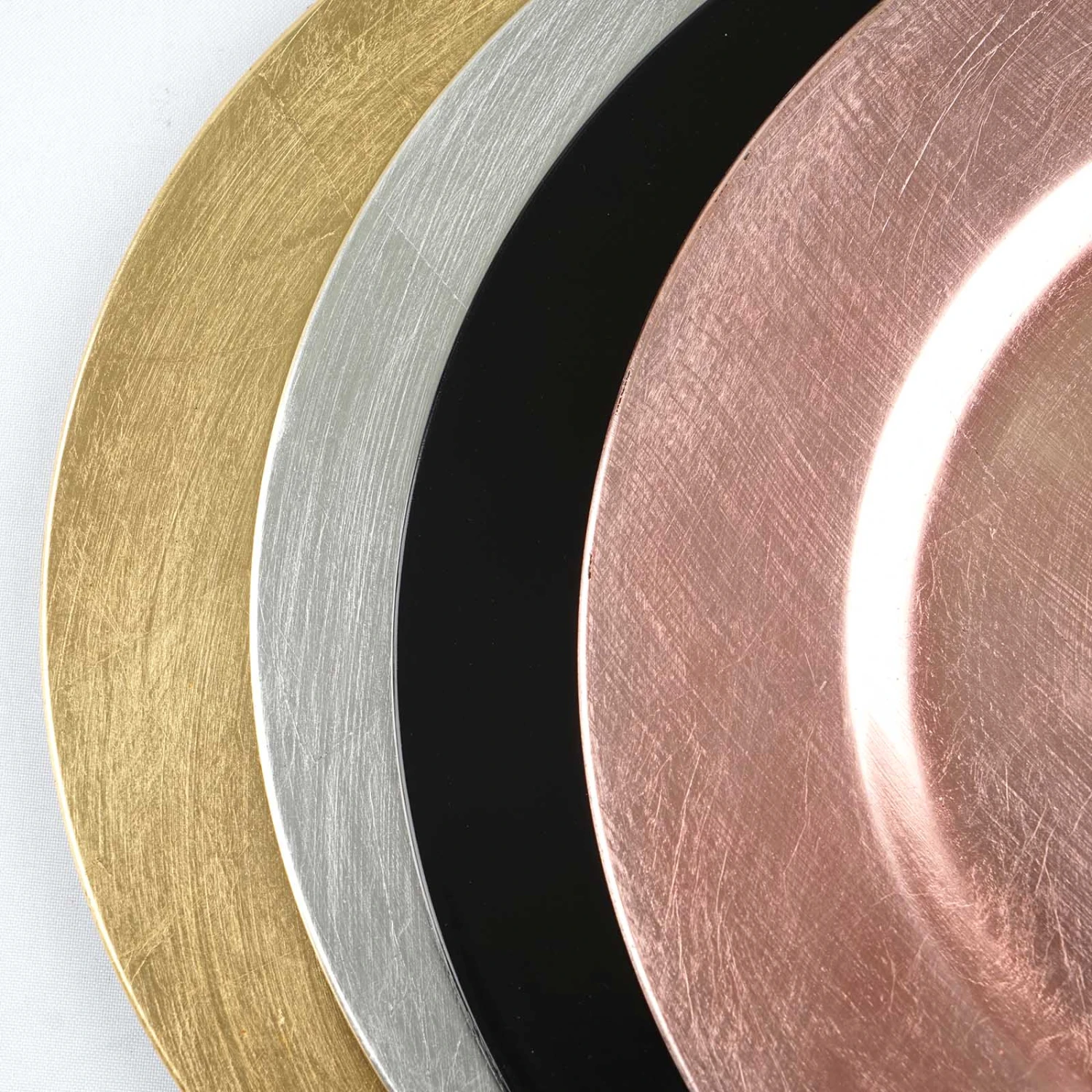 6 Pack Round Acrylic Plastic Charger Plates, Dinner Table Decor 13" 4 6 Pack Round Acrylic Plastic Charger Plates, Dinner Table Decor 13" - Image 4